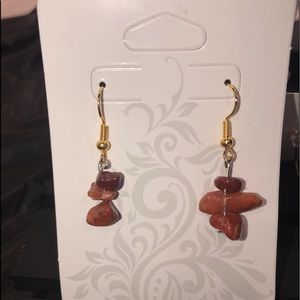 Healing crystal earrings